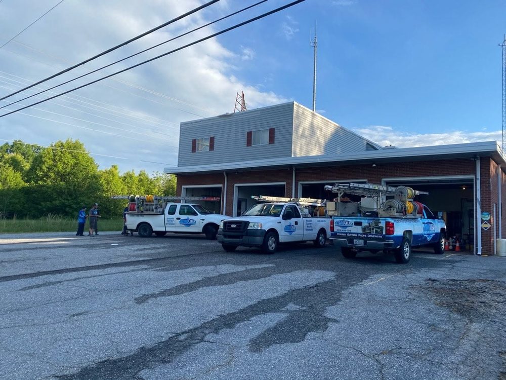 The HydroClean crew at work in Hickory NC