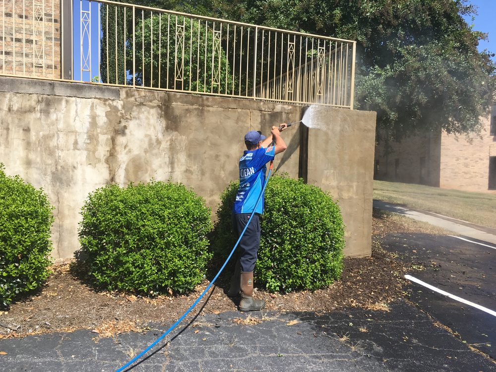 The HydroClean crew at work in Hickory NC