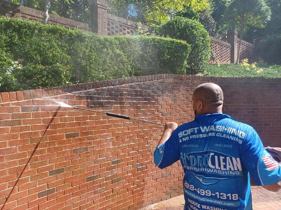 Brick Cleaning by HydroClean, Hickory NC