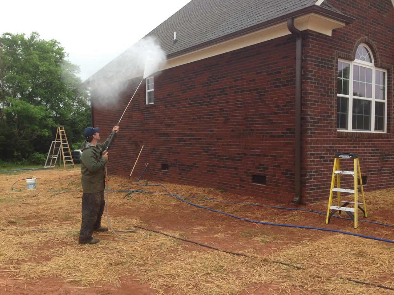 Brick Cleaning by HydroClean, Hickory NC