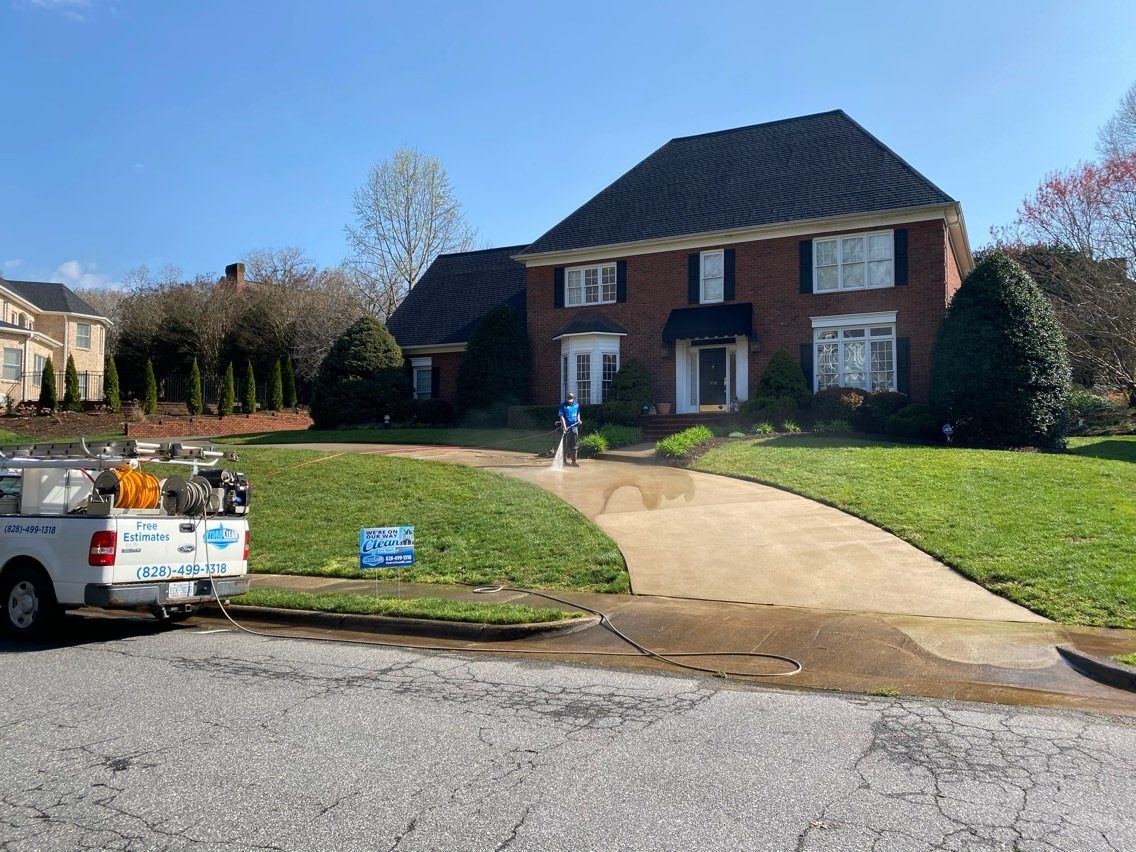 Driveway & Concrete Cleaning by HydroClean, Hickory NC