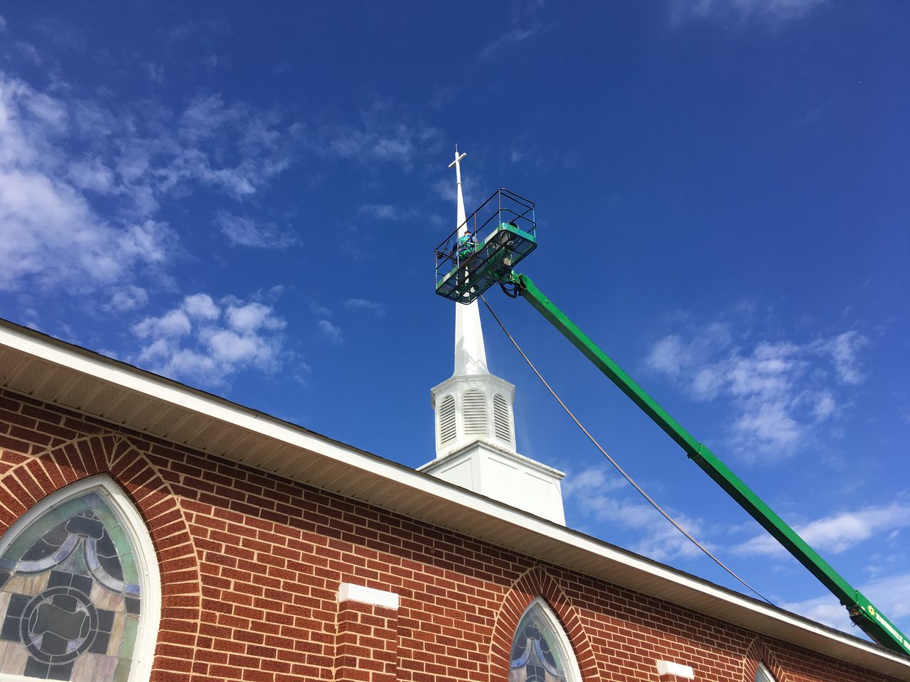 Steeple & Church Cleaning by HydroClean, Hickory NC