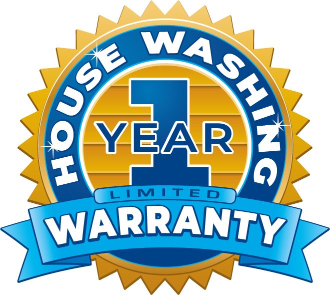 1-Year House Washing Warranty — HydroClean Pressure Washing