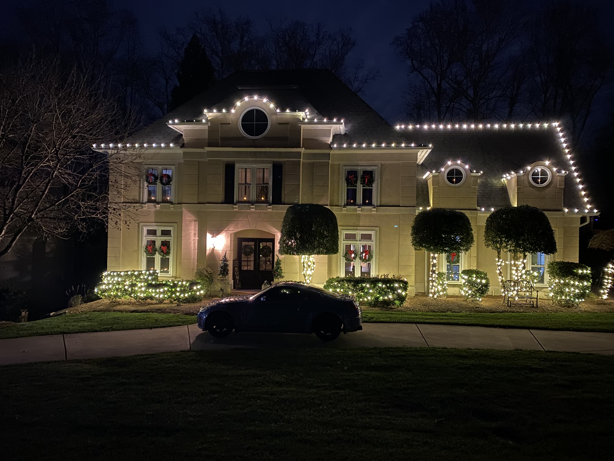 Christmas light installation Hickory NC
