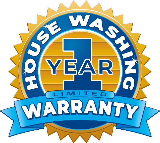 Licensed & Insured Pressure Washing Company 1-Year Soft Wash Warranty Guaranteed!